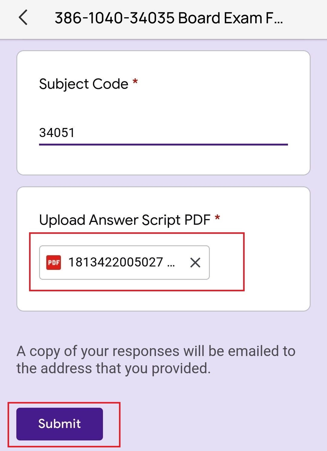 Diploma Feb 2022 Answer Script upload in Google Class Room App