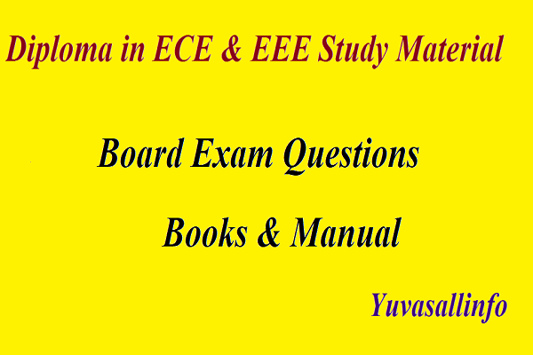 Diploma in ECE & EEE Study Materials