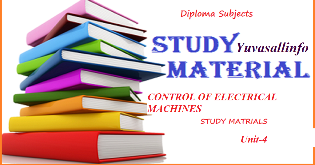 CONTROL OF ELECTRICAL MACHINES Unit 4