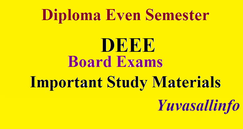 Diploma in EEE Important Study Materials