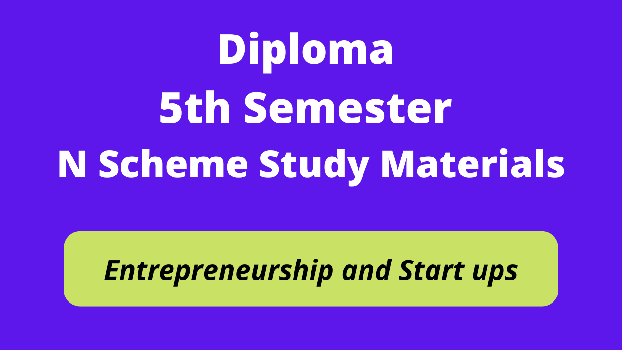 Entrepreneurship and Start ups