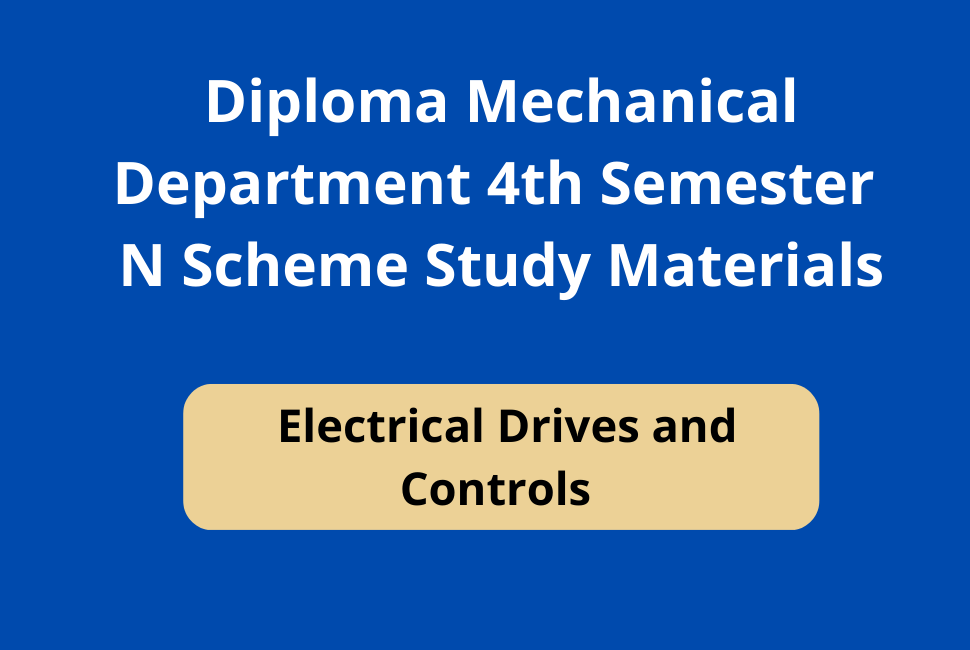 Electrical Drives and Controls